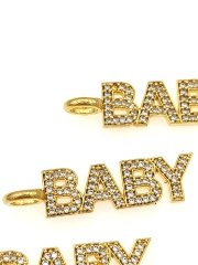 Altın Kaplama Taşlı Baby Sallantı