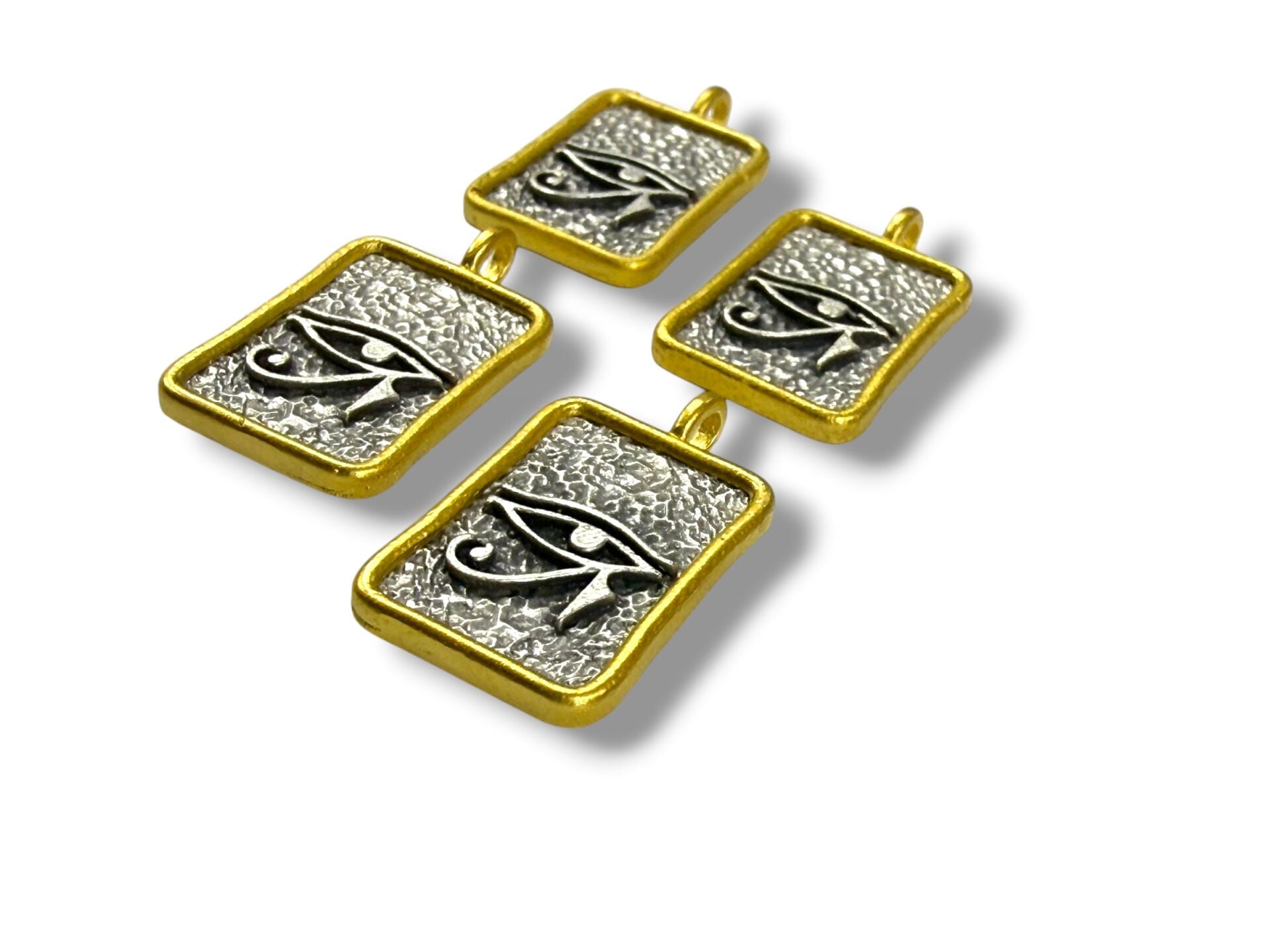 Çift Renkli Antik Sallantı - Unisex - Horus'un Gözü (Eye of Horus / Wedjat)