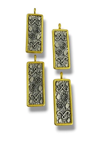 Çift Renkli Antik Sallantı - Unisex - Tılsım