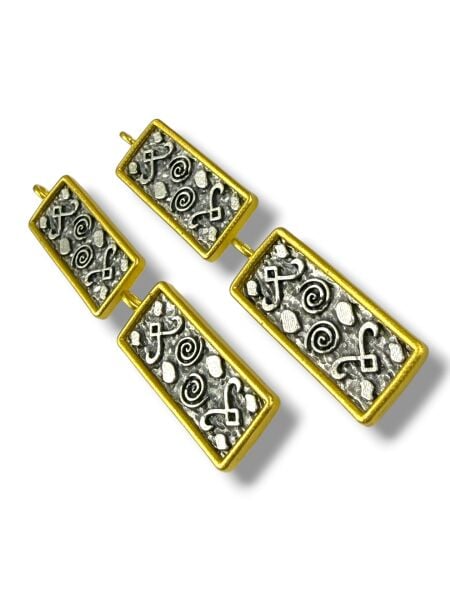 Çift Renkli Antik Sallantı - Unisex - Tılsım