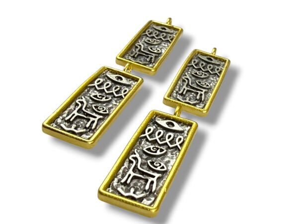 Çift Renkli Antik Sallantı - Unisex - (Mistik)