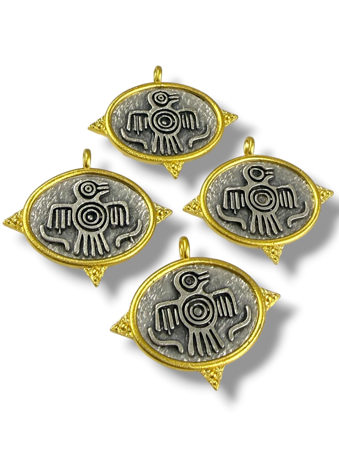 Çift Renkli Antik Sallantı - Unisex - (Kartal)