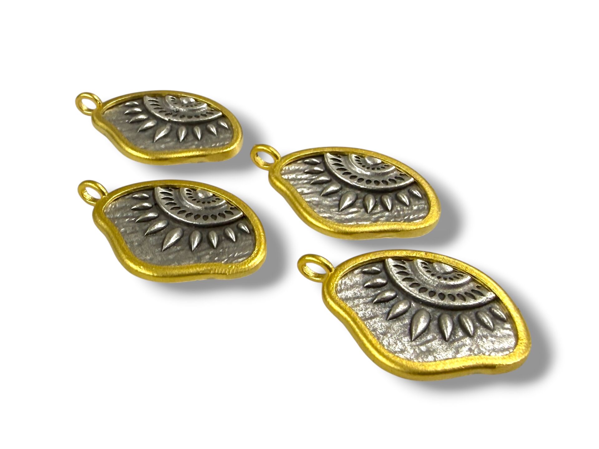 Çift Renkli Antik Sallantı - Unisex - (Yarım Güneş)