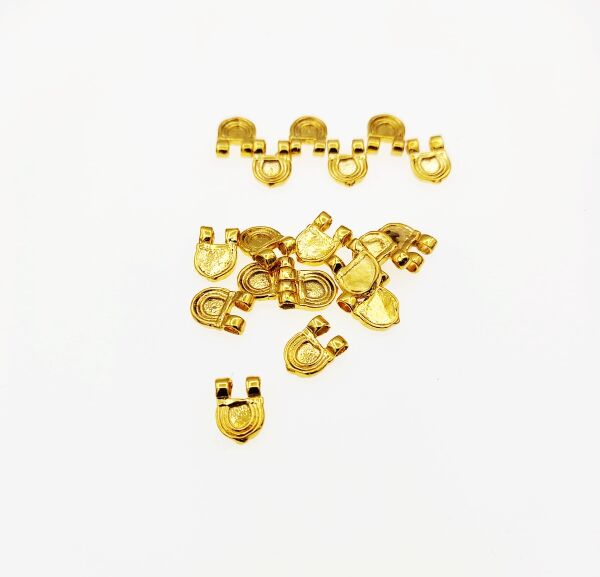 Desenli  Bileklik Ara Malzemesi Altın Kaplama