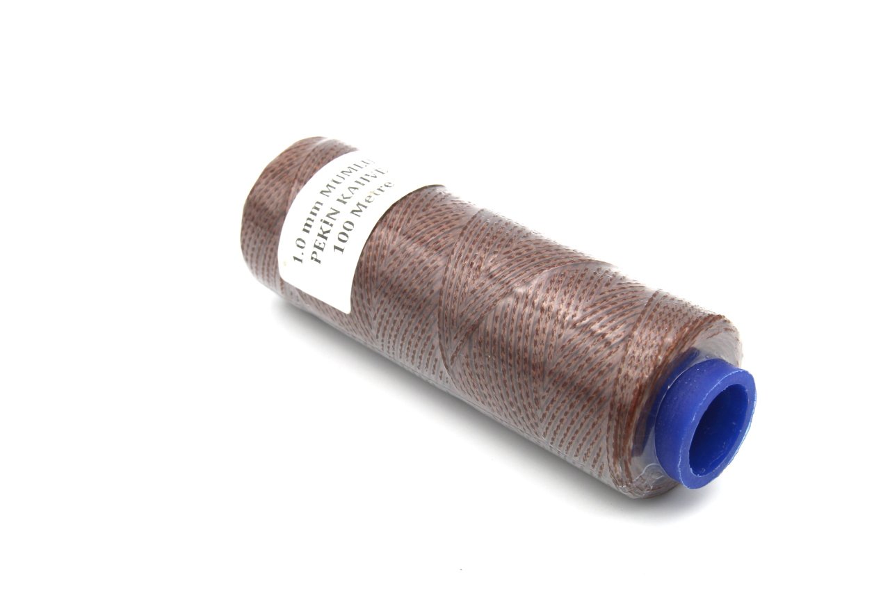 1 mm Mumlu İp 100 m (Pekin Kahve)