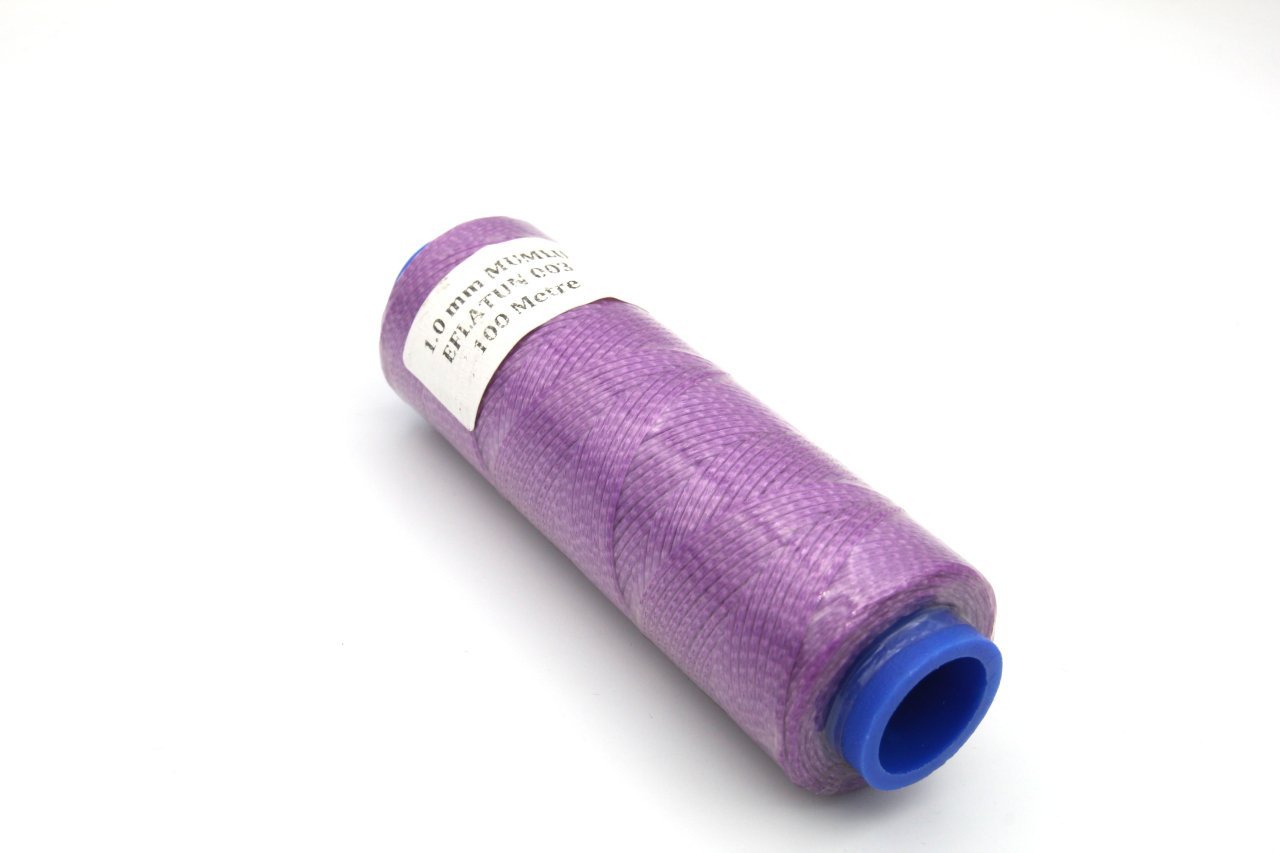 1 mm Mumlu İp 100 m (Eflatun 003)