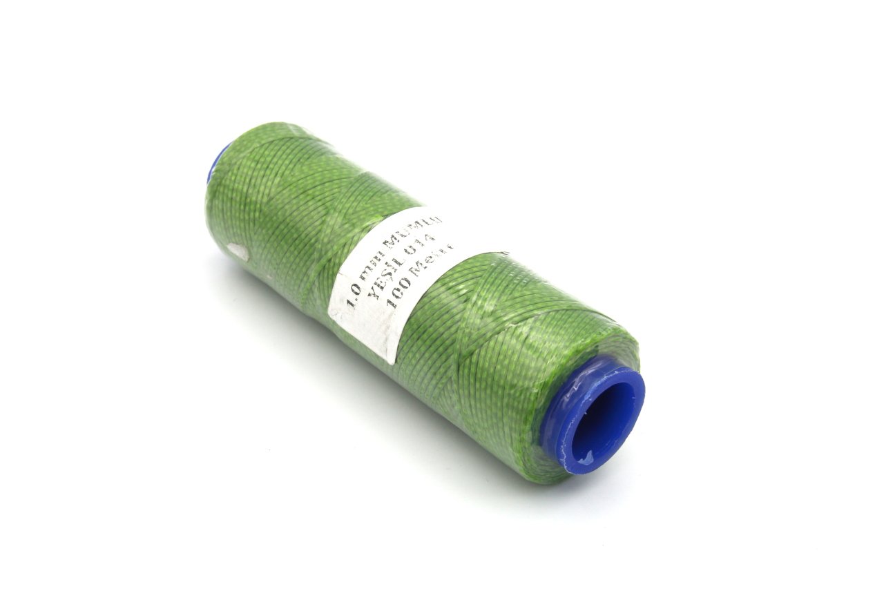 1 mm Mumlu İp 100 m (Yeşil 014)