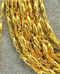 2,5 mm Altın Kaplama Zincir